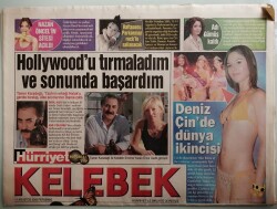 Hürriyet Gazetesi Kelebek Eki 11 Ağustos 2005 Tamer Karadağlı Hollywooda Açılsa Da Mütevazılığı Bırakmıyor - GZ44130 - 1