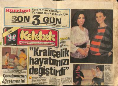 Hürriyet Gazetesi Kelebek Eki 11 Aralık 1984 - Pierre Cardinin Sırrı GZ70550 - 1