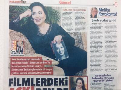 Hürriyet Gazetesi Kelebek Eki 11 Aralık 2012 - Türkan Şoray,Filmlerde ki Aşkı Bende Yaşamadım GZ46931 - 1