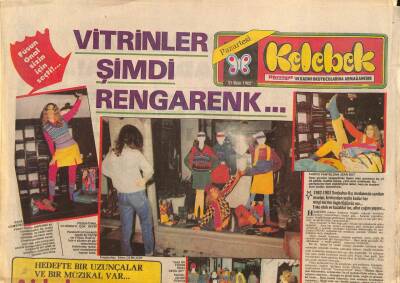 Hürriyet Gazetesi Kelebek Eki 11 Ekim 1982 - Pierre Cardin Şimdi de Maximsin Sahibi GZ80290 - 1