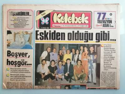Hürriyet Gazetesi Kelebek Eki 11 Eylül 1984 Perihan Savaş Hayallerini Gerçekleştirdi -GZ14858 - 1