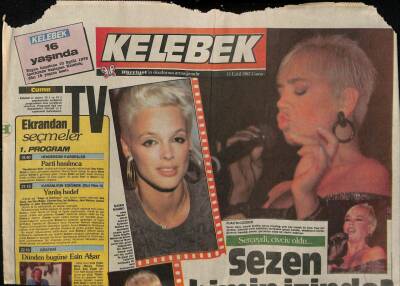 Hürriyet Gazetesi Kelebek Eki 11 Eylül 1987 - Polis Muhabiri Ahmet Gülhan , İpucu Arıyor... GZ114501 - 1