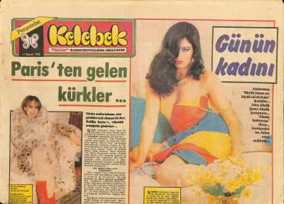 Hürriyet Gazetesi Kelebek Eki 11 Kasım 1982 - Kenterlerde Baba-Oğul Çatışması GZ114841 - 1