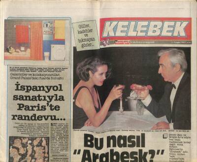 Hürriyet Gazetesi Kelebek Eki 11 Kasım 1988 - Yazar Gülten Dayıoğlundan , Almanya İzlenimleri GZ82796 - 1