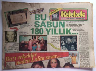 Hürriyet Gazetesi Kelebek Eki 11 Mayıs 1983 - Bu Sabun 180 Yıllık ...GZ39025 - 1