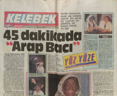 Hürriyet Gazetesi Kelebek Eki 11 Mayıs 1989 - Cem Karaca Yıllar Sonra Çok İddialı Konuştu GZ80202 - 1