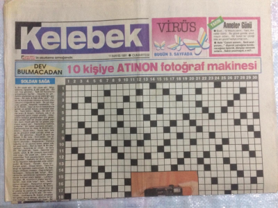 Hürriyet Gazetesi Kelebek Eki 11 Mayıs 1991 - A Vitamini Mucizesi GZ21661 - 1