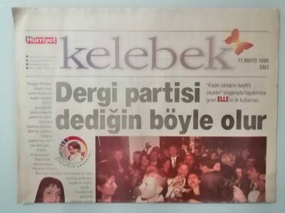 Hürriyet Gazetesi Kelebek Eki 11 Mayıs 1999 Yeni Dergi Partisinin Yazılmamış İç Tüzüğü -GZ14998 - 1
