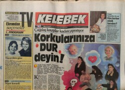 Hürriyet Gazetesi Kelebek Eki 11 Nisan 1987 - Korkularınıza Dur Deyin GZ63554 - 2
