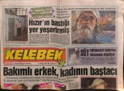 Hürriyet Gazetesi Kelebek Eki 11 Nisan 1990 - İpek Pınar En Seksi Arabeskçi GZ63600 - 1
