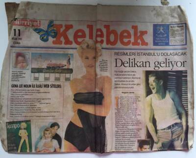 Hürriyet Gazetesi Kelebek Eki 11 Nisan 1997 - Lee Nolin Doğum Deneyimini Anlatıyor GZ39055 - 1