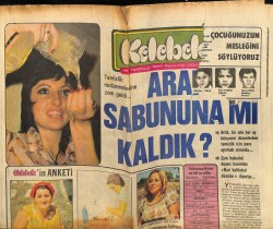 Hürriyet Gazetesi Kelebek Eki 11 Temmuz 1974 - Fatma Girik Ağrı Dağı Efsanesine Hazırlanıyor GZ61972 - 1