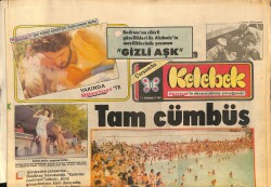 Hürriyet Gazetesi Kelebek Eki 11 Temmuz 1984 - Beyaz Şemsiyeli Fotoroman GZ158025 - Gökçekoleksiyon