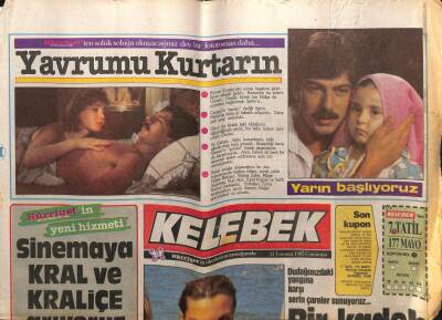 Hürriyet Gazetesi Kelebek Eki 11 Temmuz 1987- Neşe Karaböcekin Gurur Tablosu GZ63709 - 2