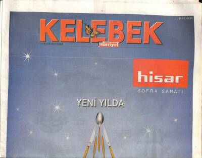 Hürriyet Gazetesi Kelebek Eki 12 Aralık 2014 - Mehmet Ali Erbilin Eski Eşler Kulübü - GZ100288 - 2