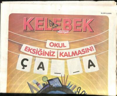 Hürriyet Gazetesi Kelebek Eki 12 Eylül 2014 - Murat Dalkılıç İstanbulda Kaybedersen Düşersin GZ100710 - 2