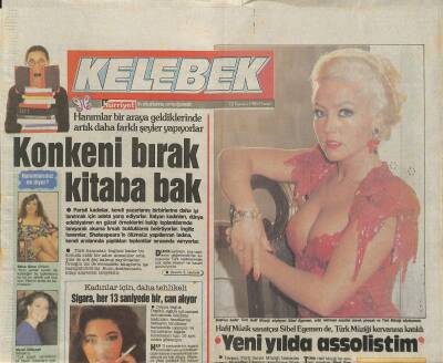 Hürriyet Gazetesi Kelebek Eki 12 Kasım 1989 - Kamuran Akkor Allah Herkese Böylesini Versin diyor GZ122890 - 1