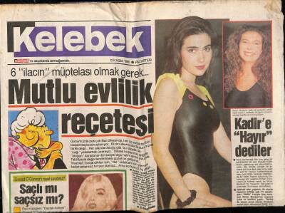 Hürriyet Gazetesi Kelebek Eki 12 Kasım 1990 - Mutlu Evlilik Reçetesi GZ75697 - 1
