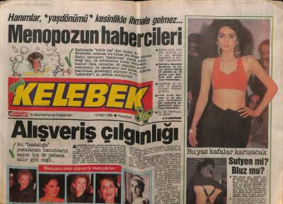 Hürriyet Gazetesi Kelebek Eki 12 Mart 1990 - Sibel Egemenin Unutamadığı Günler GZ61825 - 1