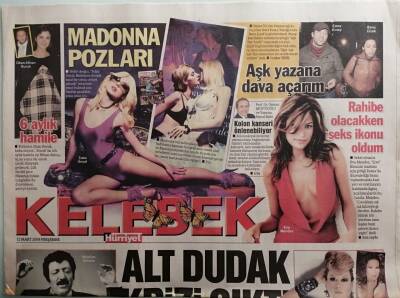 Hürriyet Gazetesi Kelebek Eki 12 Mart 2009 Artık Sahneme Jilet Yerine Çiçek Atıyorlar - Of Aman Nalanın Yeni Yüzü -GZ44587 - 2