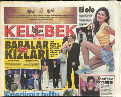 Hürriyet Gazetesi Kelebek Eki 12 Mayıs 2014 - Tansu Çiller Erol Evginle Moral Buldular GZ116080 - 1