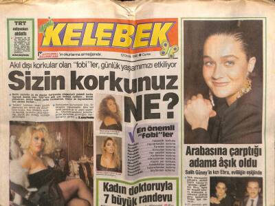 Hürriyet Gazetesi Kelebek Eki 12 Ocak 1990 - Salih Güneyin Kızı Evliliğin Eşiğinde GZ63510 - 1