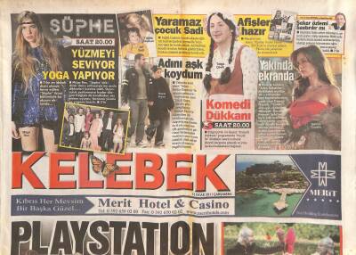 Hürriyet Gazetesi Kelebek Eki 12 Ocak 2011 - Playstation Çocuğu Şahan Gökbakar GZ125422 - 1