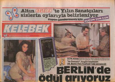 Hürriyet Gazetesi Kelebek Eki 12 Şubat 1988 - Serpil Çakmaklı Bol Kazanıp , Gönlünce Harcıyor GZ93887 - 1