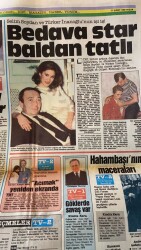 Hürriyet Gazetesi Kelebek Eki 12 Şubat 1989 - Gülşen Bubikoğlu ,Bugüne Kadar Oynadığı Filmlerin Çoğunu Eşi Türker İnanoğlunun Şirketi Hesabına Çevirdi GZ90782 - 2