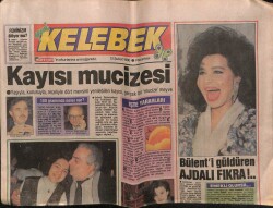 Hürriyet Gazetesi Kelebek Eki 12 Şubat 1990 - Bülent Ersoyu Güldüren Fıkra GZ63416 - 2