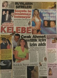 Hürriyet Gazetesi Kelebek Eki 12 Temmuz 2005-Sosyete Bu Boşanmayı Konuşuyor GZ45319 - 2