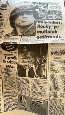 Hürriyet Gazetesi Kelebek Eki 13 Ağustos 1983 - Ferdi Özbeğen Assolistliğe Oynuyor - Milyonları , Rockyye Mutluluk Getirmedi GZ127376 - 2