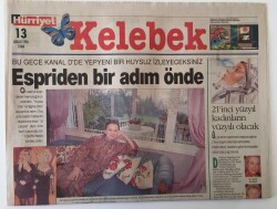 Hürriyet Gazetesi Kelebek Eki 13 Aralık 1996 - Espiride Bir Adım Önde Huysuz Virjin İzleyeceksiniz GZ16916 - 2