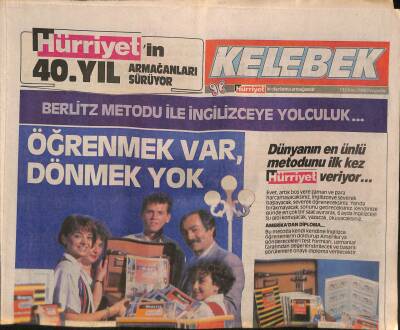 Hürriyet Gazetesi Kelebek Eki 13 Ekim 1988 - Modacılar , Dişiliği Körükleme Çabasında GZ82746 - 1