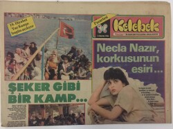 Hürriyet Gazetesi Kelebek Eki 13 Haziran 1983 - Necla Nazır, Korkusunun Esiri GZ16839 - 2