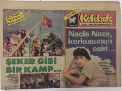 Hürriyet Gazetesi Kelebek Eki 13 Haziran 1983 - Necla Nazır, Korkusunun Esiri GZ16839 - 2