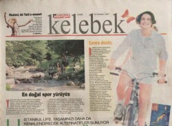 Hürriyet Gazetesi Kelebek Eki 13 Haziran 1997-Clintonın Gizli İşareti GZ45028 - 2