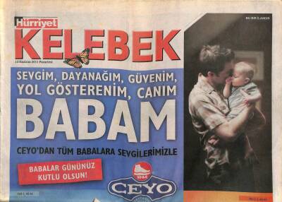 Hürriyet Gazetesi Kelebek Eki 13 Haziran 2011 - Alişan Askerde Pediküre Başladım GZ116099 - 1