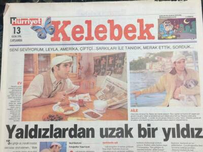 Hürriyet Gazetesi Kelebek Eki 13 Kasım 1996 Rafet El Roman Röportajı GZ36130 - 1