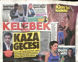 Hürriyet Gazetesi Kelebek Eki 13 Kasım 2014 - Burcu Esmersoy Ve Başar Savur Nişana Hazırlık Mı ? GZ100609 - 2