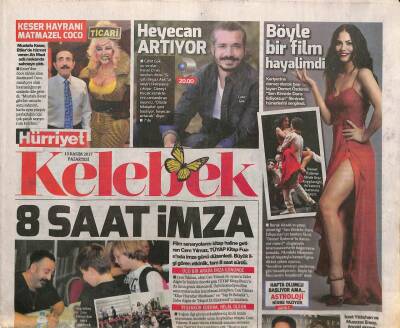 Hürriyet Gazetesi Kelebek Eki 13 Kasım 2017 - Film Senaryolarını Kitap Haline Getiren Cem Yılmaz , TÜYAP Kitap Fuarında İmza Günü Düzenledi GZ96716 - 1
