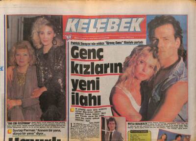Hürriyet Gazetesi Kelebek Eki 13 Mart 1988 - Sevtap Parman Annem Bir Yana Dünya Bir Yana diyor GZ94012 - 1