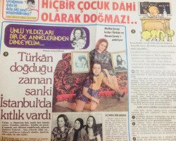 Hürriyet Gazetesi Kelebek Eki 13 Mayıs 1974 - Meliha Şoray Türkan Şoray Ve Nazan Şoray ı Anlatıyor GZ63393 - 1