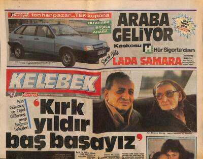 Hürriyet Gazetesi Kelebek Eki 13 Mayıs 1989 - Neşe Aksoy Bu Akşam Kanımda Kıvılcım Adlı Şarkıyı Seslendirecek GZ113715 - 1