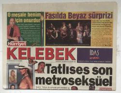 Hürriyet Gazetesi Kelebek Eki 13 Mayıs 2004 - Fasılda Beyaz Sürprizi GZ5278 - 2