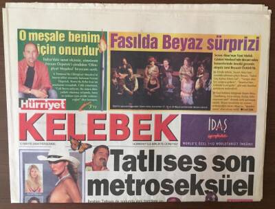 Hürriyet Gazetesi Kelebek Eki 13 Mayıs 2004 - Olimpiyat Ateşi En İyi Genç Usta Yönetmende GZ6974 - 1