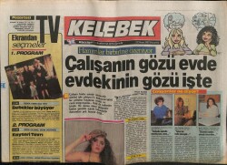 Hürriyet Gazetesi Kelebek Eki 13 Nisan 1987 - Çalışanlar,Lale Bozkurt, Jale Tolunay, Necla Gürses GZ63552 - 1