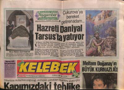 Hürriyet Gazetesi Kelebek Eki 13 Nisan 1990 - Meltem Doğanayın Büyük Kurnazlığı GZ63598 - 2
