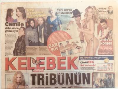 Hürriyet Gazetesi Kelebek Eki 13 Nisan 2010 - Tuba O Tanıtıma Katılmalıydı, Yeni Adres Amsterdam, Yalından Londra Konseri - 1