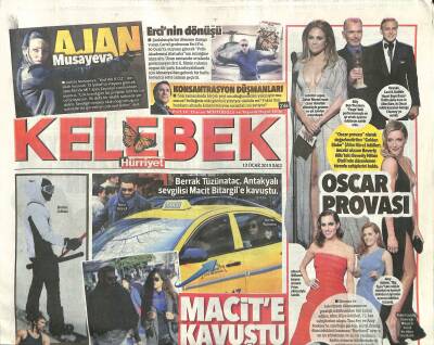 Hürriyet Gazetesi Kelebek Eki 13 Ocak 2015 - Gökhan Özoğuzun Hayranları Etrafını Kuşattı GZ115927 - 1